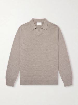 Paul 60019 Ribbed Organic Cotton Polo Shirt Paul 60019 Ribbed Organic Cotton Polo Shirt