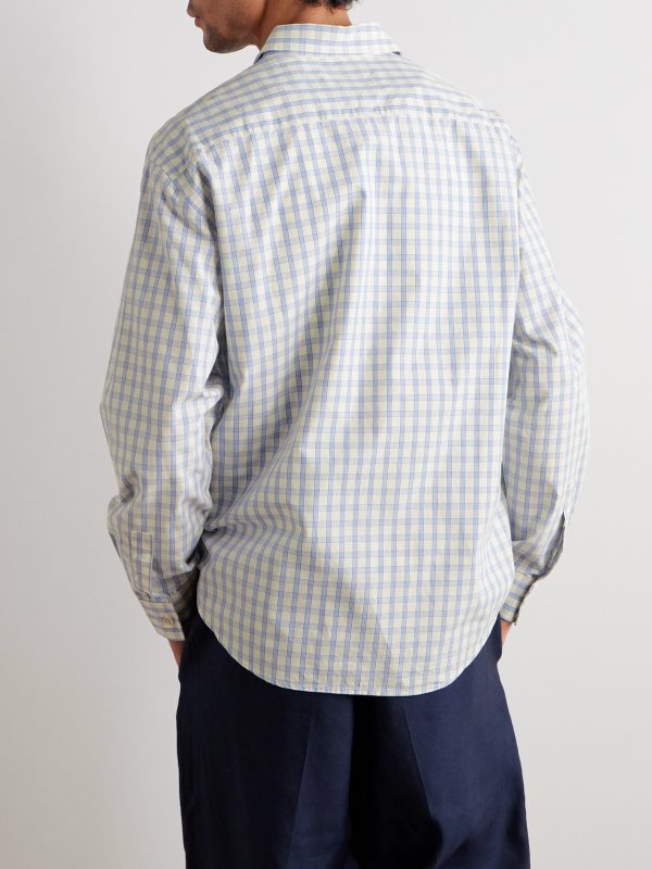 Deon 50035 Checked Organic Cotton-Poplin Shirt - BK Deon 50035 Checked Organic Cotton-Poplin Shirt - BK