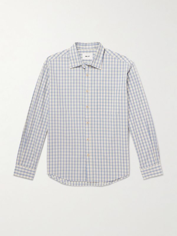 Deon 50035 Checked Organic Cotton-Poplin Shirt Deon 50035 Checked Organic Cotton-Poplin Shirt