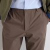 Billie 10038 Straight-Leg Seersucker Drawstring Trousers - CU Billie 10038 Straight-Leg Seersucker Drawstring Trousers - CU