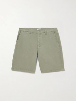 Aden 1923 Straight-Leg Organic Cotton-Blend Twill Shorts Aden 1923 Straight-Leg Organic Cotton-Blend Twill Shorts