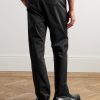Bill 1804 Straight-Leg Organic Cotton-Blend Trousers - BK Bill 1804 Straight-Leg Organic Cotton-Blend Trousers - BK
