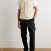 Bill 1804 Straight-Leg Organic Cotton-Blend Trousers - OU Bill 1804 Straight-Leg Organic Cotton-Blend Trousers - OU