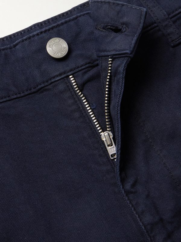 Aden 1923 Straight-Leg Organic Cotton-Blend Twill Shorts - E1 Aden 1923 Straight-Leg Organic Cotton-Blend Twill Shorts - E1