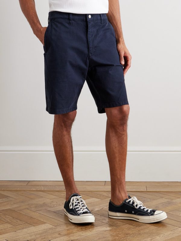 Aden 1923 Straight-Leg Organic Cotton-Blend Twill Shorts - FR Aden 1923 Straight-Leg Organic Cotton-Blend Twill Shorts - FR