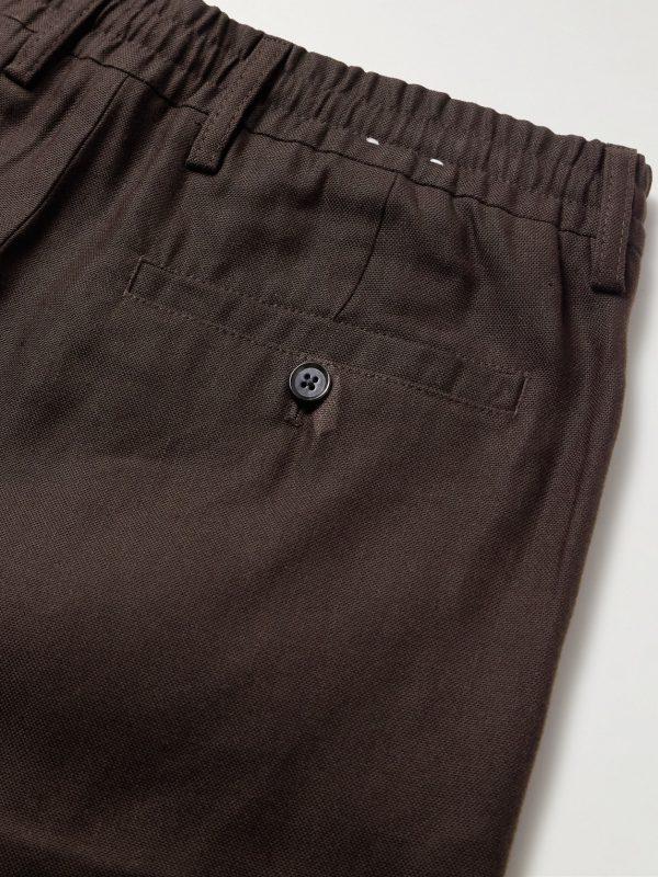 Billie 1808 LENZING™ ECOVERO™ and Linen-Blend Shorts - CU
