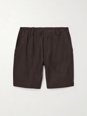 Billie 1808 LENZING™ ECOVERO™ and Linen-Blend Shorts Billie 1808 LENZING™ ECOVERO™ and Linen-Blend Shorts