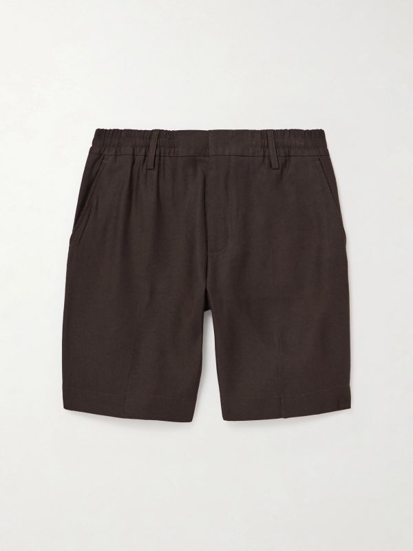 Billie 1808 LENZING™ ECOVERO™ and Linen-Blend Shorts