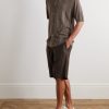 Billie 1808 LENZING™ ECOVERO™ and Linen-Blend Shorts - OU
