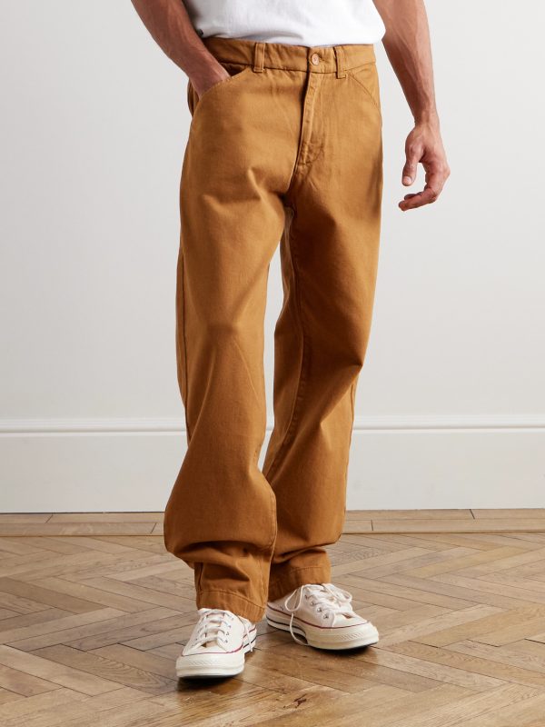Mylo 1874 Tapered Organic Cotton-Twill Trousers - FR