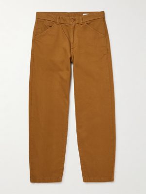 Mylo 1874 Tapered Organic Cotton-Twill Trousers Mylo 1874 Tapered Organic Cotton-Twill Trousers