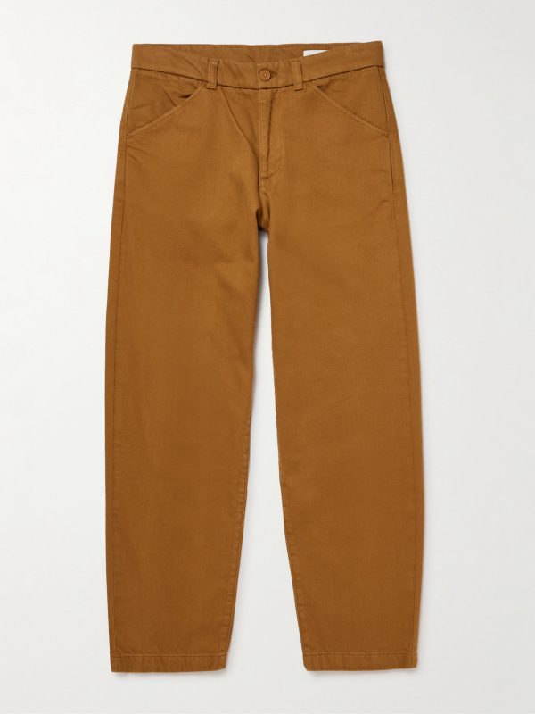 Mylo 1874 Tapered Organic Cotton-Twill Trousers