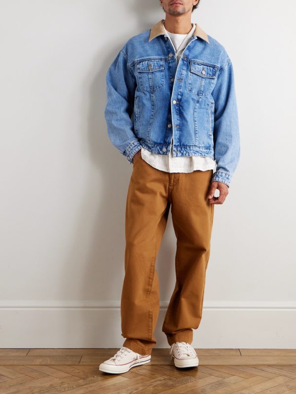 Mylo 1874 Tapered Organic Cotton-Twill Trousers - OU