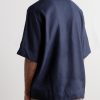 Bruno 1808 LENZING™ ECOVERO™ and Linen-Blend Half-Zip Polo Shirt - BK Bruno 1808 LENZING™ ECOVERO™ and Linen-Blend Half-Zip Polo Shirt - BK