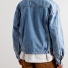 Roy 1882 Corduroy-Trimmed Organic Denim Jacket - BK Roy 1882 Corduroy-Trimmed Organic Denim Jacket - BK