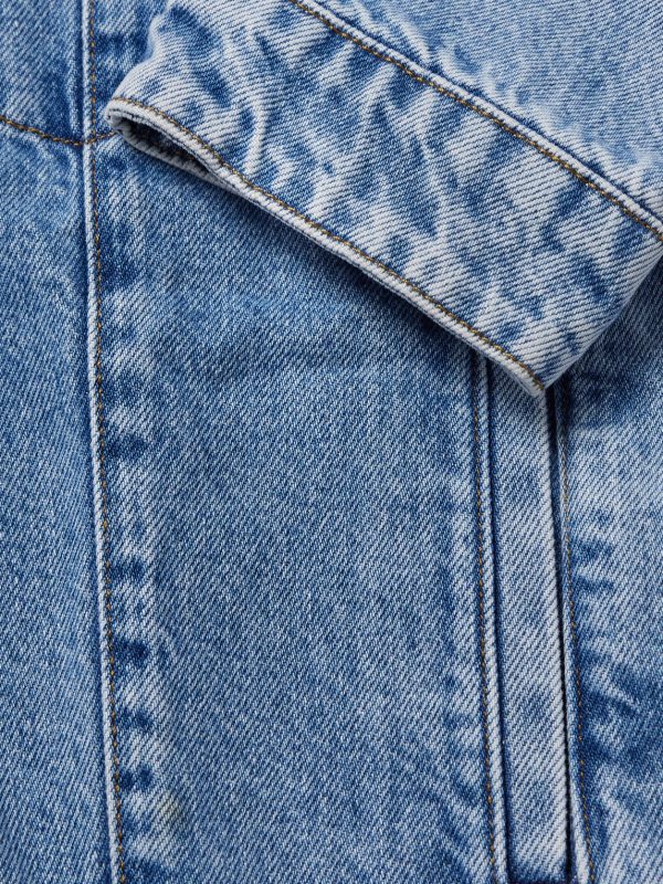 Roy 1882 Corduroy-Trimmed Organic Denim Jacket - E1 Roy 1882 Corduroy-Trimmed Organic Denim Jacket - E1