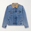 Roy 1882 Corduroy-Trimmed Organic Denim Jacket Roy 1882 Corduroy-Trimmed Organic Denim Jacket