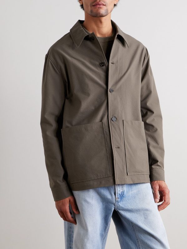 Blaze 10038 Striped Seersucker Overshirt - FR Blaze 10038 Striped Seersucker Overshirt - FR