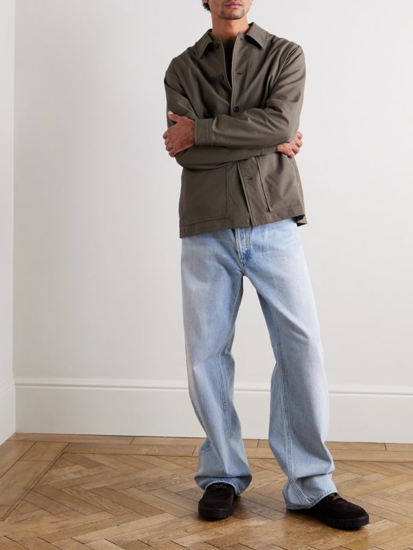 Blaze 10038 Striped Seersucker Overshirt - OU Blaze 10038 Striped Seersucker Overshirt - OU