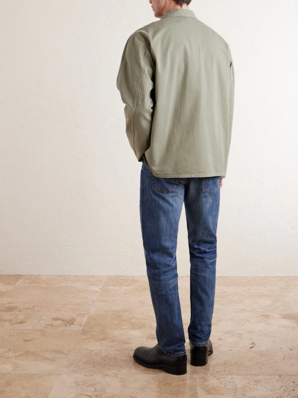 Buddy Herringbone Organic Cotton-Twill Chore Jacket - BK Buddy Herringbone Organic Cotton-Twill Chore Jacket - BK