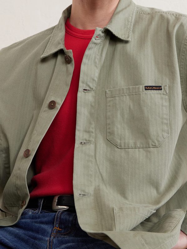Buddy Herringbone Organic Cotton-Twill Chore Jacket - CU Buddy Herringbone Organic Cotton-Twill Chore Jacket - CU