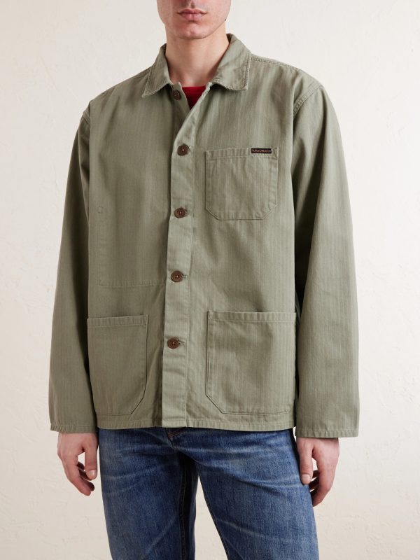 Buddy Herringbone Organic Cotton-Twill Chore Jacket - FR Buddy Herringbone Organic Cotton-Twill Chore Jacket - FR