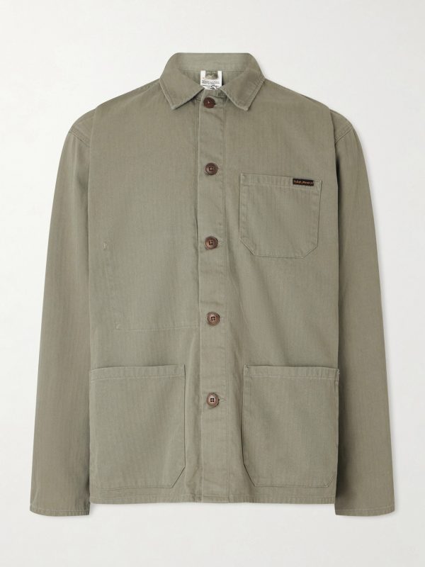 Buddy Herringbone Organic Cotton-Twill Chore Jacket Buddy Herringbone Organic Cotton-Twill Chore Jacket