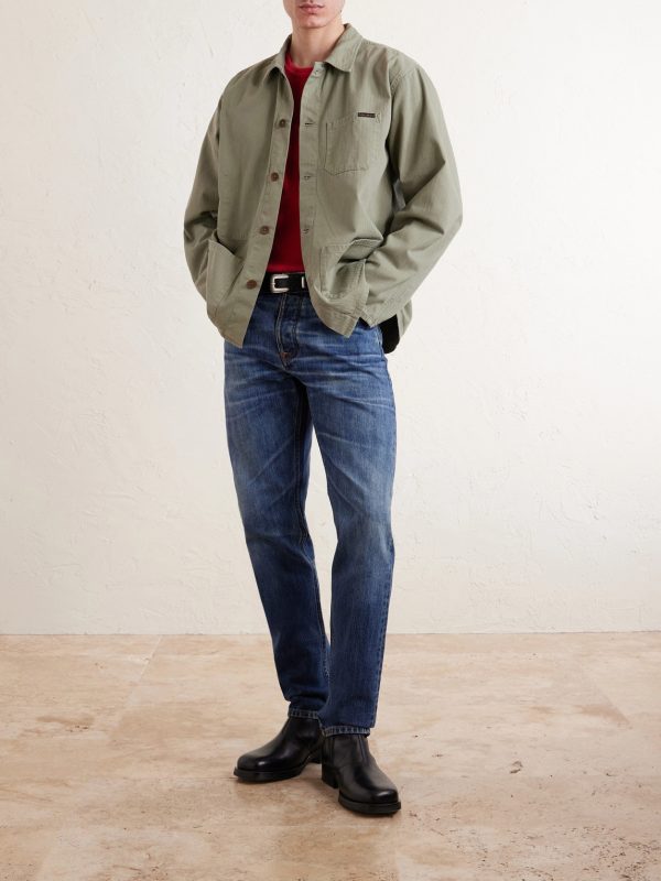 Buddy Herringbone Organic Cotton-Twill Chore Jacket - OU Buddy Herringbone Organic Cotton-Twill Chore Jacket - OU