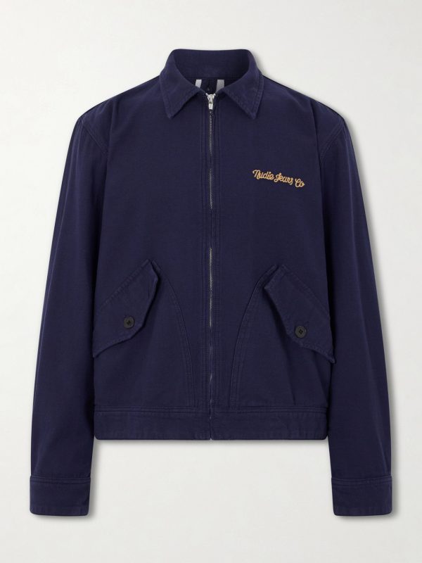 Blake Logo-Embroidered Cotton Jacket Blake Logo-Embroidered Cotton Jacket