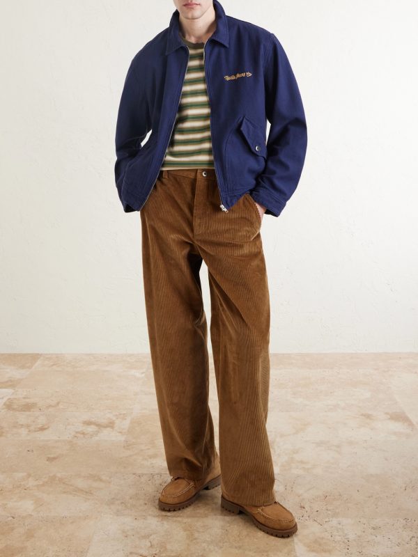 Blake Logo-Embroidered Cotton Jacket - OU Blake Logo-Embroidered Cotton Jacket - OU