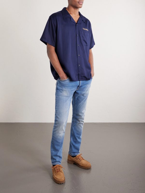 Lean Dean Slim-Fit Tapered Organic Stretch-Denim Jeans - OU