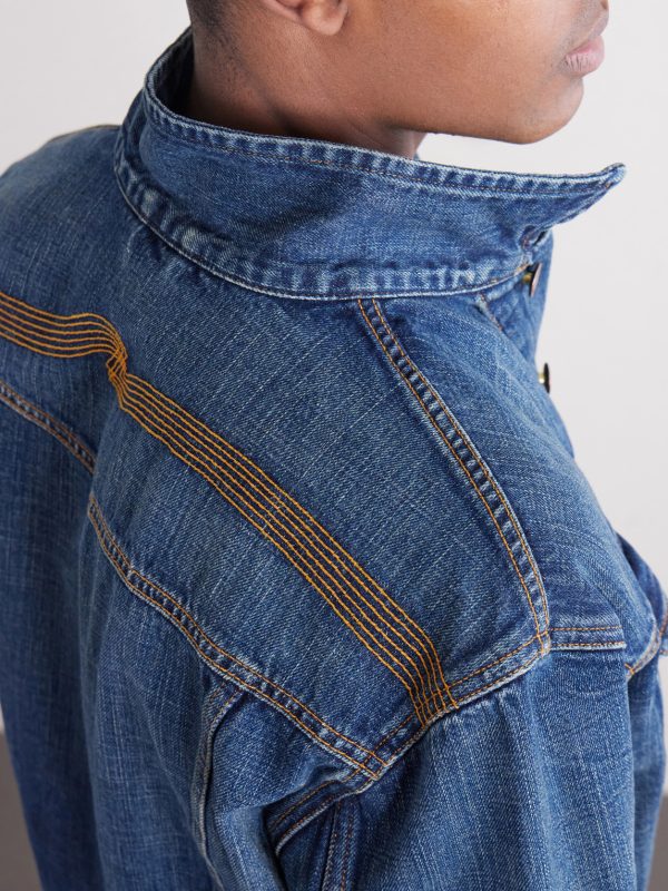 Conny Embroidered Organic Denim Jacket - CU