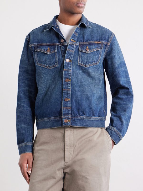 Conny Embroidered Organic Denim Jacket - FR