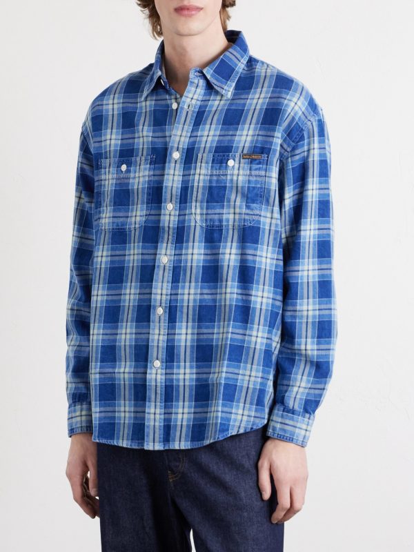 Julian Checked Organic Cotton Shirt - FR Julian Checked Organic Cotton Shirt - FR