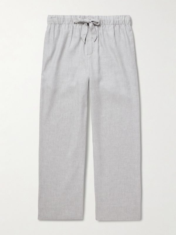 Luan Straight-Leg Linen and Cotton-Blend Drawstring Trousers Luan Straight-Leg Linen and Cotton-Blend Drawstring Trousers