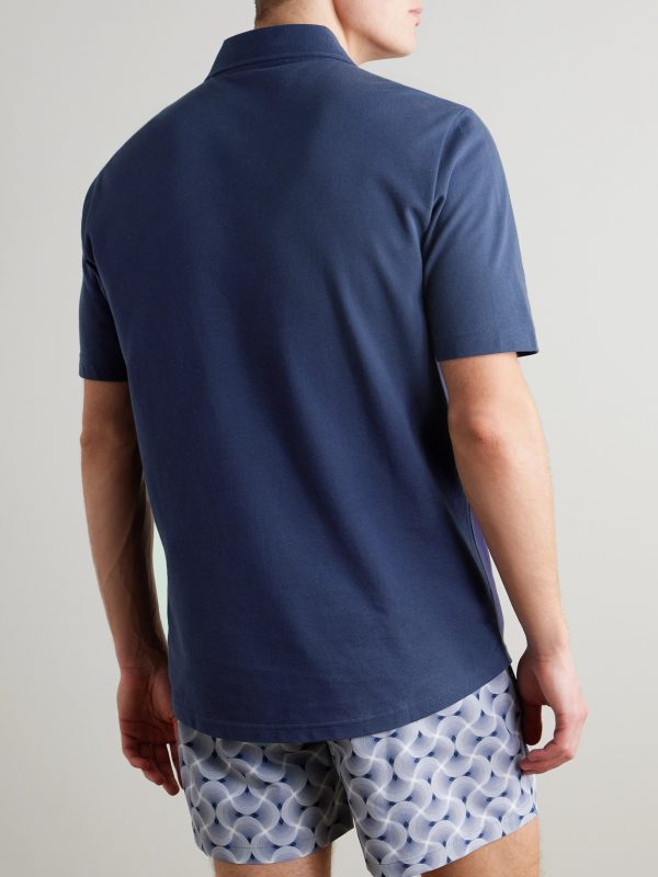 Luca Cotton Polo Shirt - BK Luca Cotton Polo Shirt - BK