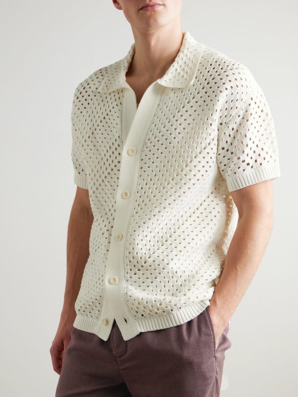 Pinto Crocheted Cotton Shirt - FR Pinto Crocheted Cotton Shirt - FR