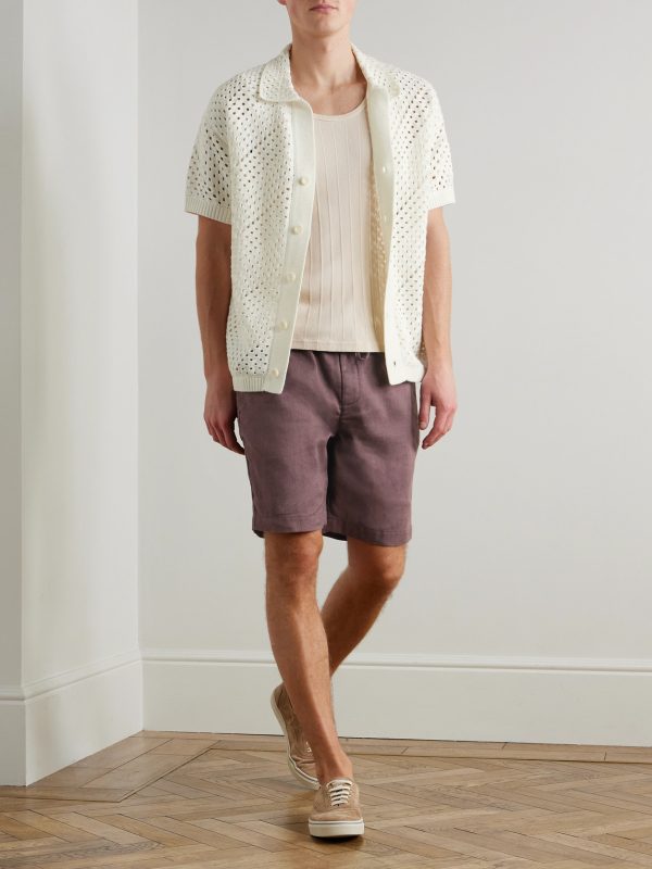 Pinto Crocheted Cotton Shirt - OU Pinto Crocheted Cotton Shirt - OU