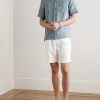 Angelo Camp-Collar Linen Shirt - OU Angelo Camp-Collar Linen Shirt - OU