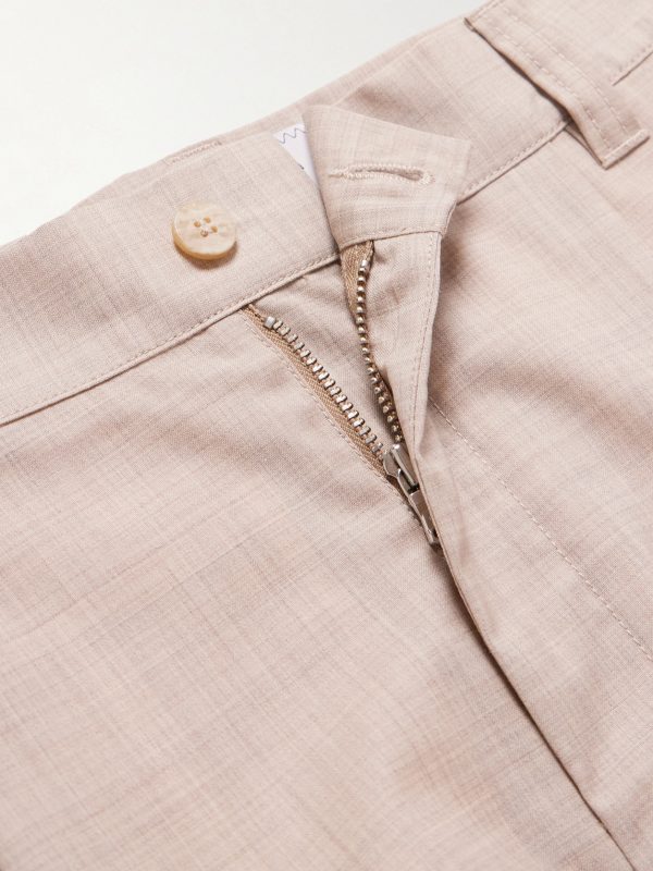 Serano Pleated Wool Shorts - CU
