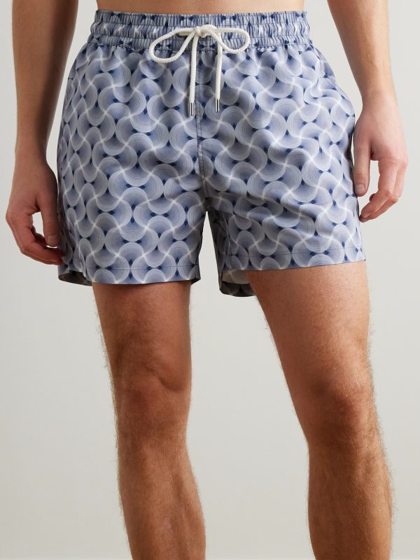 Rio Straight-Leg Mid-Length Recycled Swim Shorts - FR Rio Straight-Leg Mid-Length Recycled Swim Shorts - FR