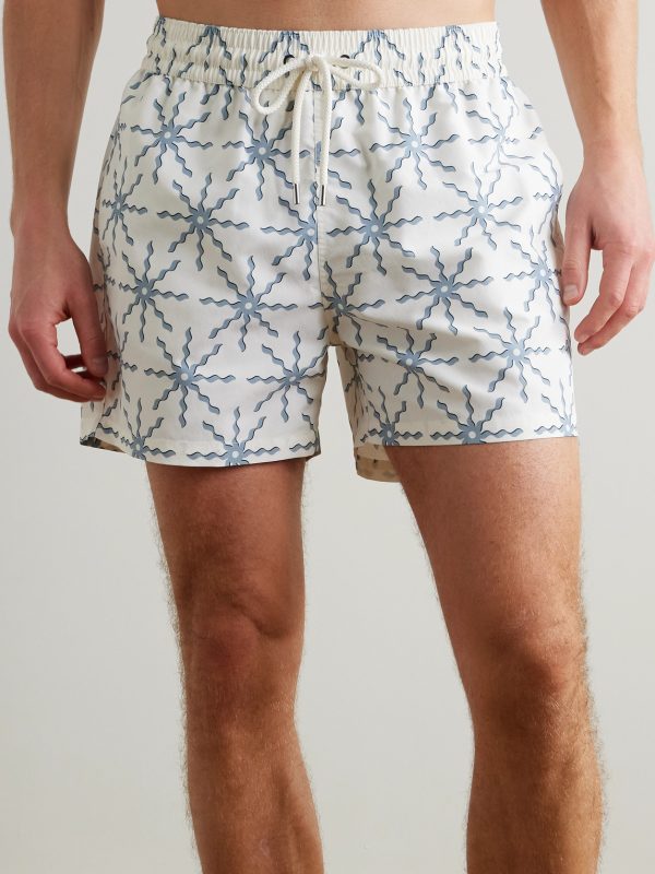Rio Straight-Leg Mid-Length Recycled Swim Shorts - FR Rio Straight-Leg Mid-Length Recycled Swim Shorts - FR