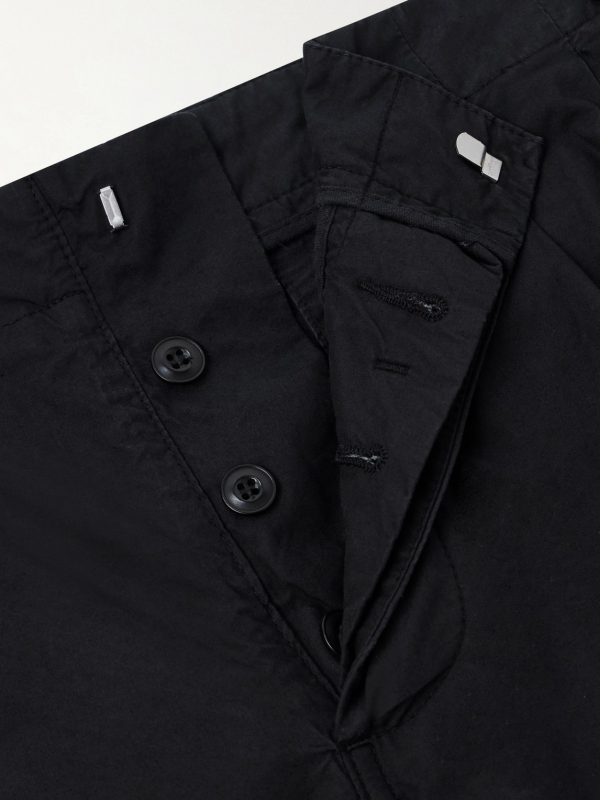 Safari Straight-Leg Cotton-Poplin Trousers - CU Safari Straight-Leg Cotton-Poplin Trousers - CU
