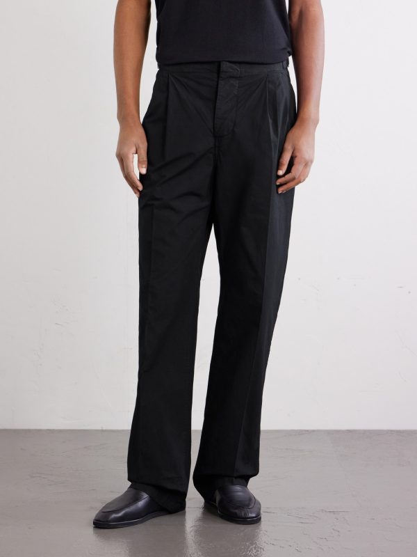 Safari Straight-Leg Cotton-Poplin Trousers - FR Safari Straight-Leg Cotton-Poplin Trousers - FR