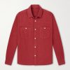 Cotton and Linen-Blend Overshirt