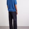 Knitted Cotton Polo Shirt - BK