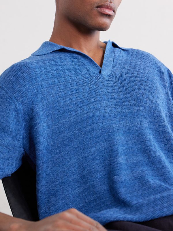 Knitted Cotton Polo Shirt - CU