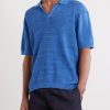 Knitted Cotton Polo Shirt - FR