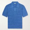 Knitted Cotton Polo Shirt