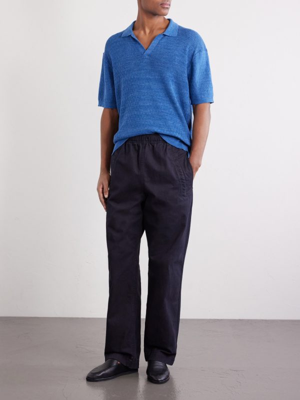 Knitted Cotton Polo Shirt - OU